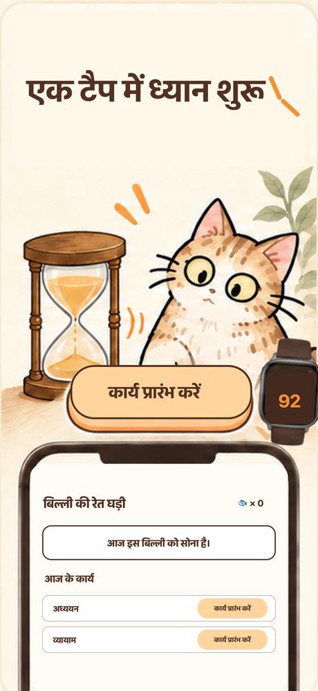 बिल्ली की रेत घड़ी · करीब से देखें 1