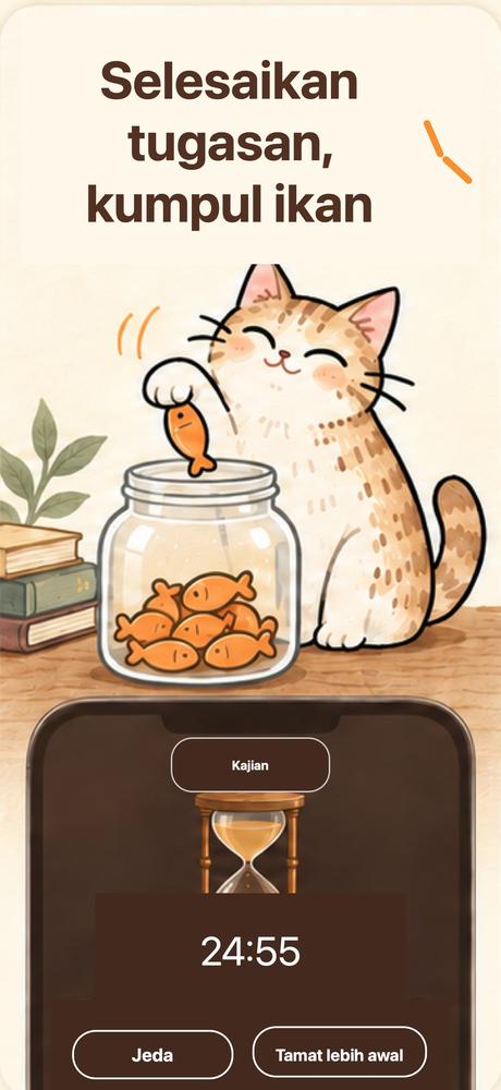 Jam Pasir Kucing · Lihat lebih dekat 2