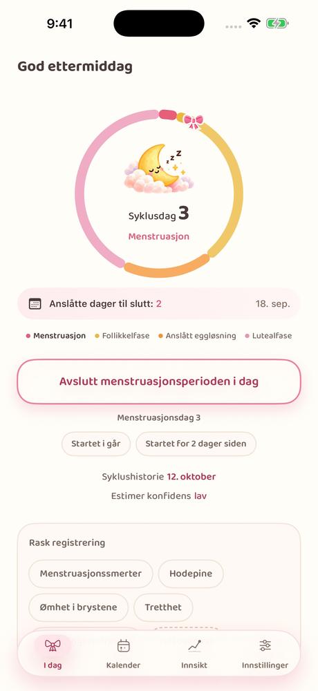 Min syklus · Ta en nærmere titt 1