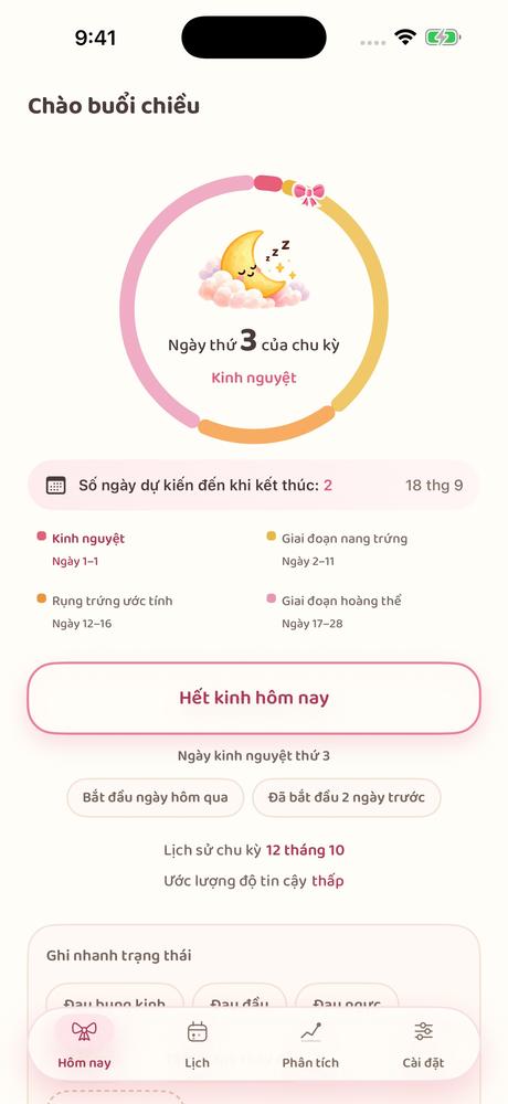 Chu kỳ của tôi · Xem kỹ hơn 1